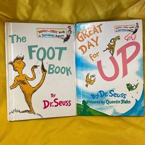Dr. Seuss lot 3 books and shopping bag